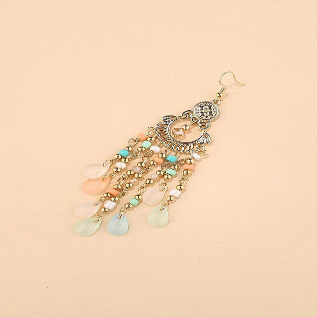 1 Pair Drop Earrings For Women's Birthday Gift Prom Alloy Drop Fashion